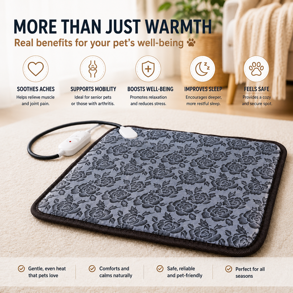 IceTail HeatPad — Electric Heated Dog Mat