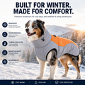 IceTail WarmCoat — Heavy Quilted Winter Dog Jacket